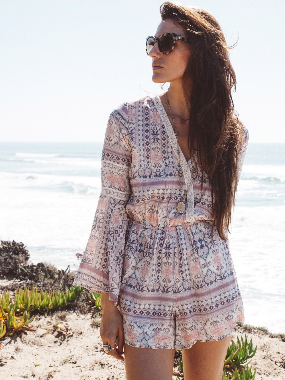 P.J. Salvage Paisley Romper - Size Small (S) - New Without Tags 🌸 Nordstrom